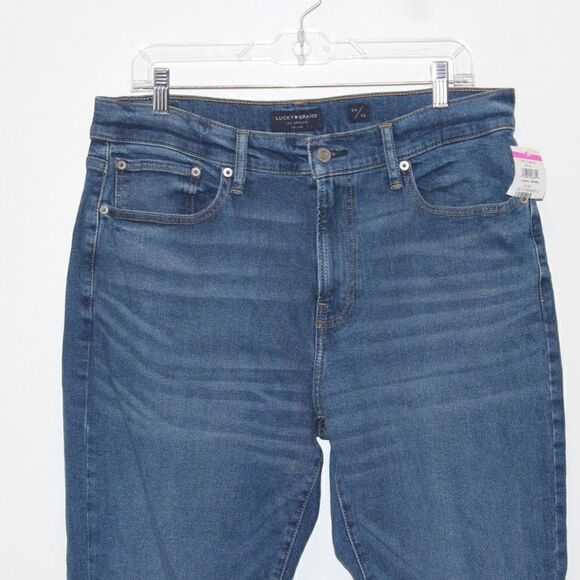 NEWLucky Brand Blue Athletic Slim Mid-Rise Jeans Mens Size W34 - Picture 2 of 12